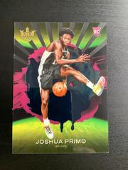 Joshua Primo #22 Basketball Cards 2021 Panini Court Kings Acetate Rookies Prices