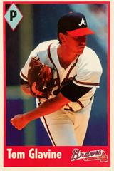 Tom Glavine #1 Baseball Cards 1995 Fleer Panini Stickers Prices