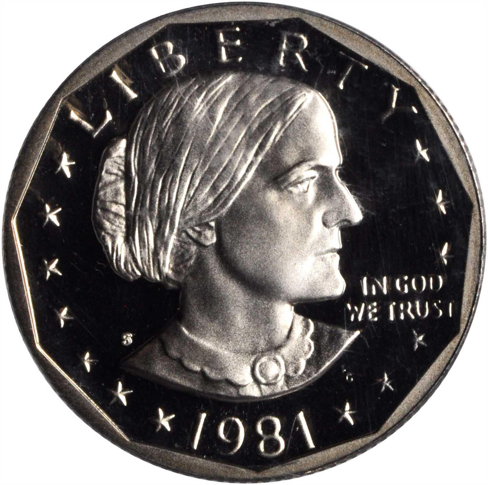 1981 S [PROOF] Coins Susan B Anthony Dollar