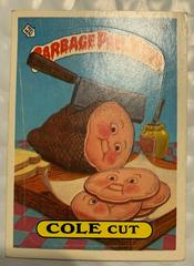 COLE Cut #232b 1986 Garbage Pail Kids Prices
