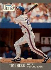 Tom Herr #219 Baseball Cards 1991 Fleer Prices