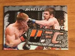 Jim Miller #FMRJM Ufc Cards 2010 Topps UFC Main Event Fight Mat Relics Prices
