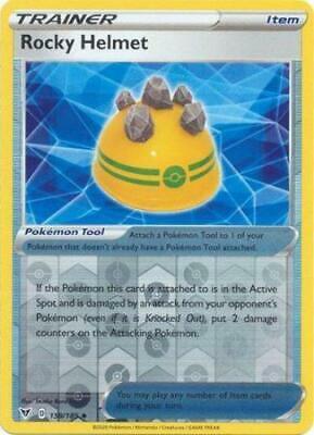 Rocky Helmet [Reverse Holo] #159 Pokemon Vivid Voltage