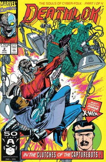 Deathlok #2 (1991) Cover Art