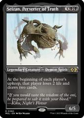 Seizan, Perverter of Truth [Foil Etched] #80 Magic Multiverse Legends Prices