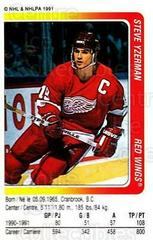 Steve Yzerman #134 Hockey Cards 1991 Panini Stickers Prices