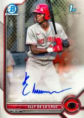 Elly De LA Cruz #CPA-ED Baseball Cards 2022 Bowman Chrome Prospect Autographs Prices