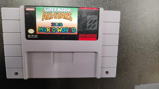 Super Mario All-stars and Super Mario World photo