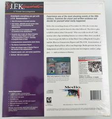 Back Cover | J.F.K. Assassination: A Visual Investigation PC Games