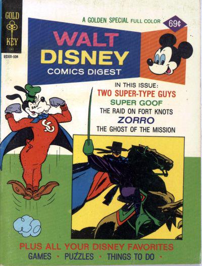 Walt Disney Comics Digest #52 (1975) Comic Books Walt Disney Comics Digest