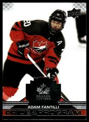 Adam Fantilli #96 Hockey Cards 2022 Upper Deck Team Canada Juniors Prices