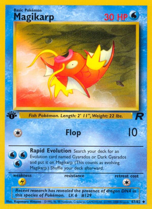 PSA 10 1st edition pokemon Team orders Rocket #47 Magikarp