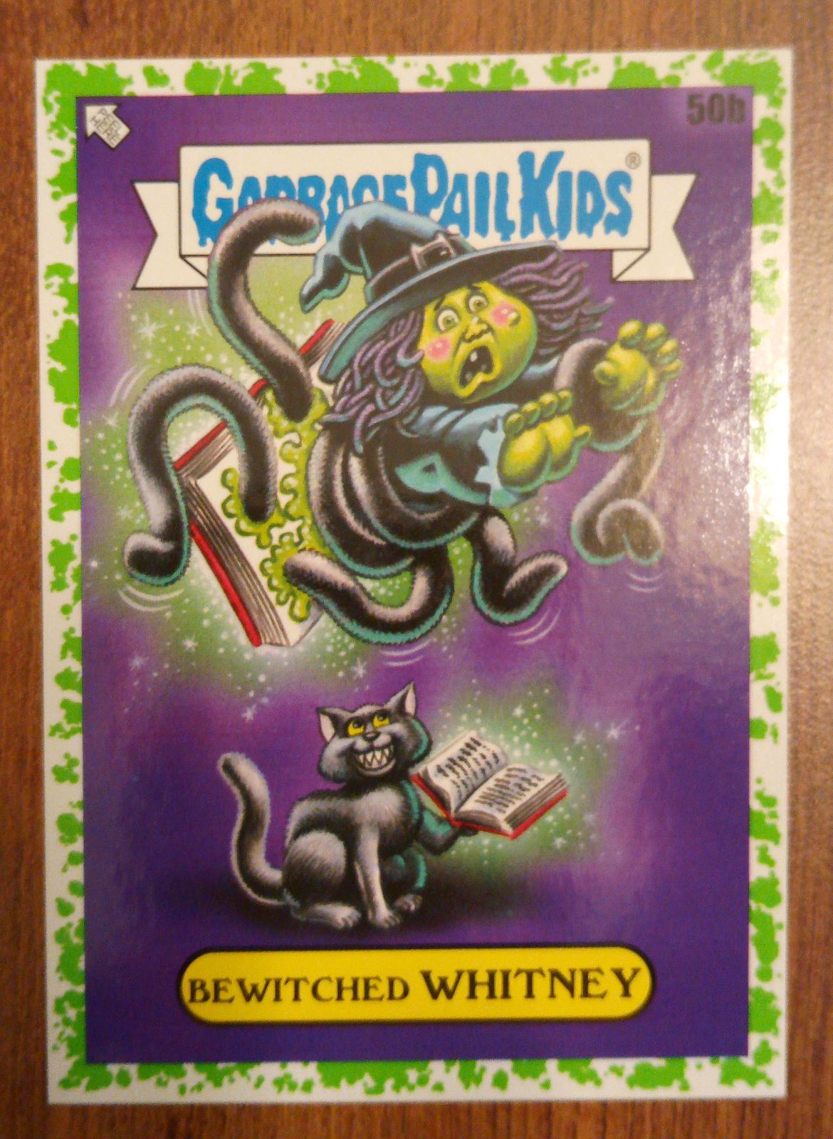 Bewitched Whitney [Green] #50b Garbage Pail Kids Book Worms