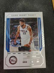 Joel Embiid #15 Basketball Cards 2022 Panini Contenders Game Night Ticket Prices