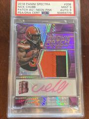 Nick Chubb [Patch Autograph Neon Pink] #208 Football Cards 2018 Panini Spectra Prices