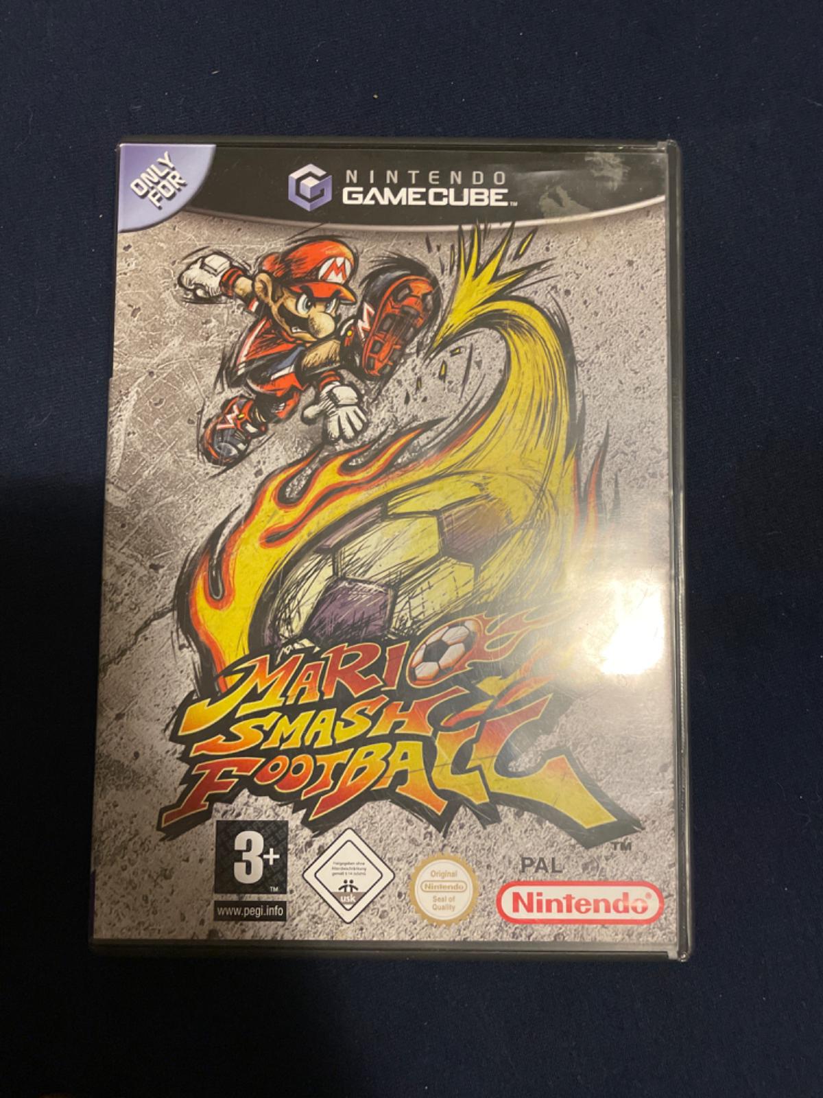 Mario Smash Football | Item, Box, and Manual | PAL Gamecube