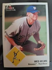 Wes Helms #U184 Baseball Cards 2003 Fleer Tradition Prices