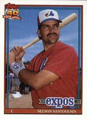 Nelson Santovenia #744 Baseball Cards 1991 Topps Prices