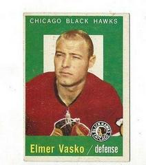 Elmer Vasko Hockey Cards 1959 Topps Prices