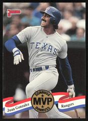 Juan Gonzalez Baseball Cards 1993 Panini Donruss Mvps Prices