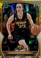 Caitlin Clark [Gold] #50 Basketball Cards 2022 Bowman Chrome University Prices