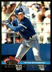 Ryne Sandberg Baseball Cards 1991 Stadium Club Charter Members Prices