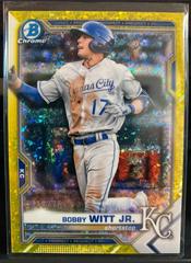 Bobby Witt Jr. [Yellow Mini Diamond Refractor] #BCP-1 Baseball Cards 2021 Bowman Chrome Prospects Prices