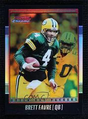 Brett Favre [Gold Refractor] #50 Football Cards 2001 Bowman Chrome Prices