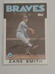 1986 Topps Baseball  | Zane Smith Baseball Cards 1986 Topps