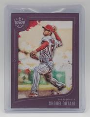Shohei Ohtani [Framed Plum Pitching] #124 Baseball Cards 2019 Panini Diamond Kings Prices