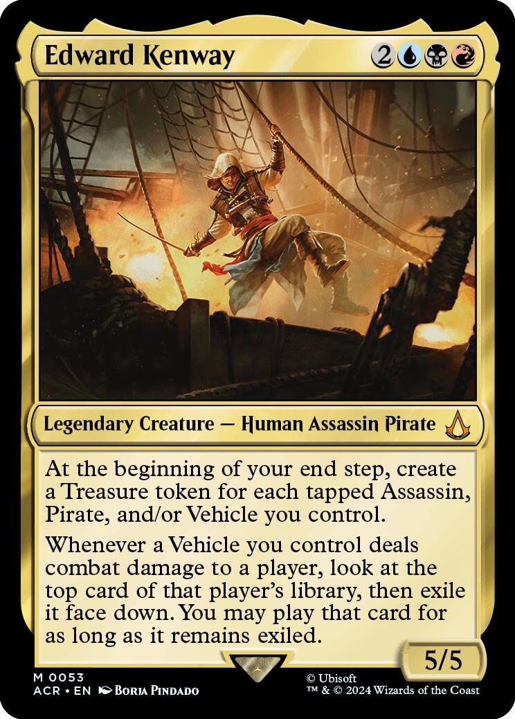 Edward Kenway [Foil] #53 Magic Assassin's Creed