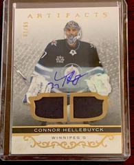 Connor Hellebuyck [Material Autograph Gold] Hockey Cards 2021 Upper Deck Artifacts Prices