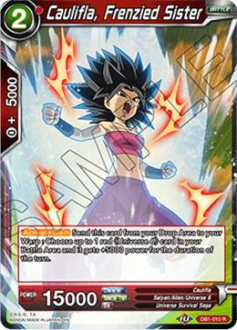 Caulifla, Frenzied Sister DB1-010 Dragon Ball Super Dragon Brawl