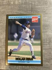 1989 5,000 [Strikeouts at Texas] Baseball Cards 1992 Coca Cola Nolan Ryan Prices