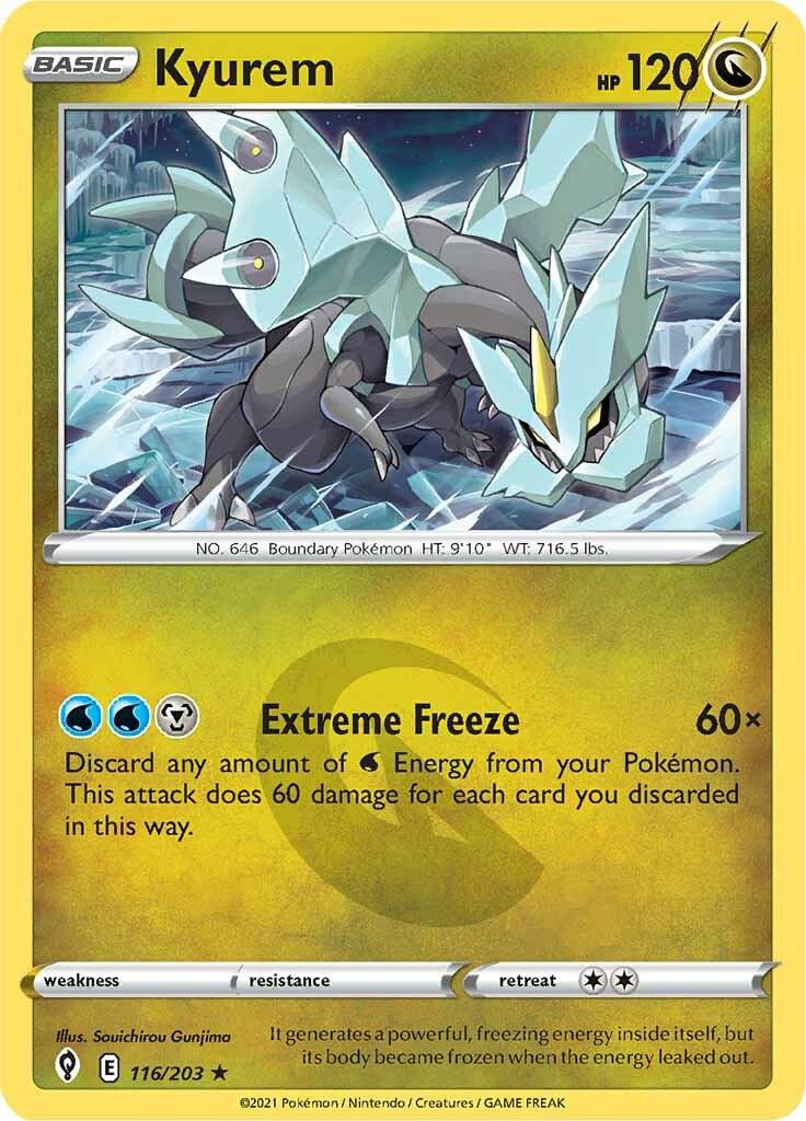 Kyurem #116 Pokemon Evolving Skies