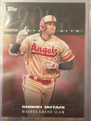 Shohei Ohtani [Black] #23GH-12 Baseball Cards 2024 Topps Greatest Hits Prices