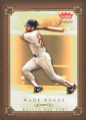 Wade Boggs #132 Baseball Cards 2004 Fleer Greats of the Game Prices