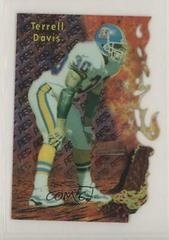 Terrell Davis [Atomic Refractor] #T3a Football Cards 1997 Stadium Club Triumvirate II Prices