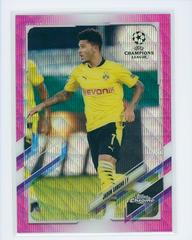Jadon Sancho [Pink Xfractor] Soccer Cards 2020 Topps Chrome UEFA Champions League Prices