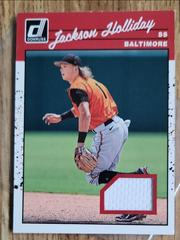 Jackson Holliday #90M-JH Baseball Cards 2023 Panini Donruss Retro 1990 Materials Prices