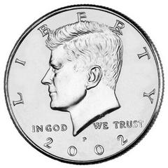 2002 P Coins Kennedy Half Dollar Prices