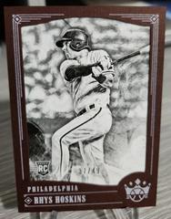 Rhys Hoskins [Black and White Brown Frame] #121 Baseball Cards 2018 Panini Diamond Kings Prices