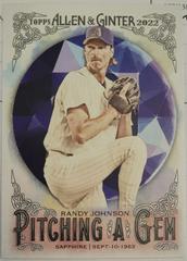 Randy Johnson #PAG-24 Baseball Cards 2022 Topps Allen & Ginter Pitching a Gem Prices