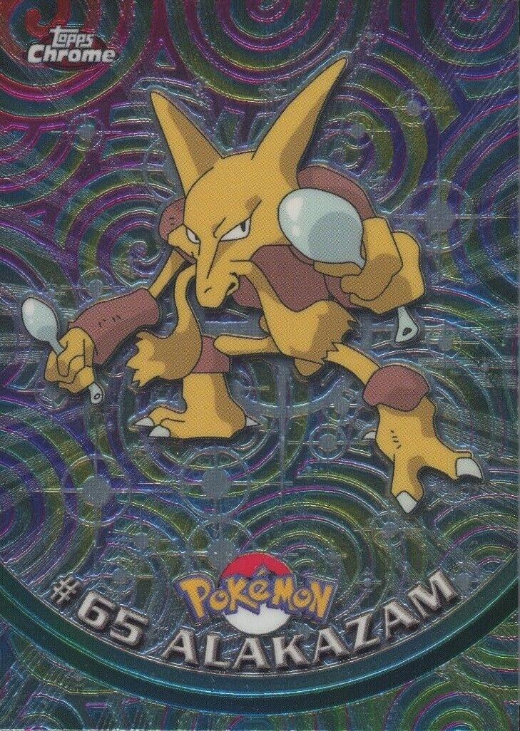 Alakazam #65 Pokemon 2000 Topps Chrome