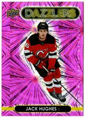 Jack Hughes [Pink] #DZ-28 Hockey Cards 2021 Upper Deck Dazzlers Prices