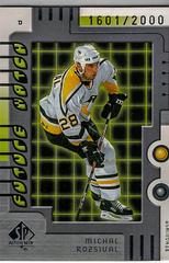 Michal Rozsival #112 Hockey Cards 1999 SP Authentic Prices