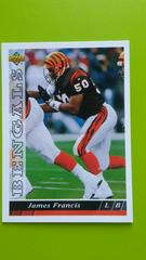 James Francis Football Cards 1993 Upper Deck Prices