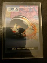 San Antonio Rider Football Cards 1991 Pro Set Wlaf Helmets Prices