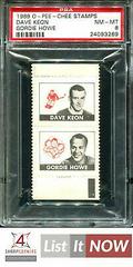 Dave Keon, Gordie Howe Hockey Cards 1969 O-Pee-Chee Stamps Prices