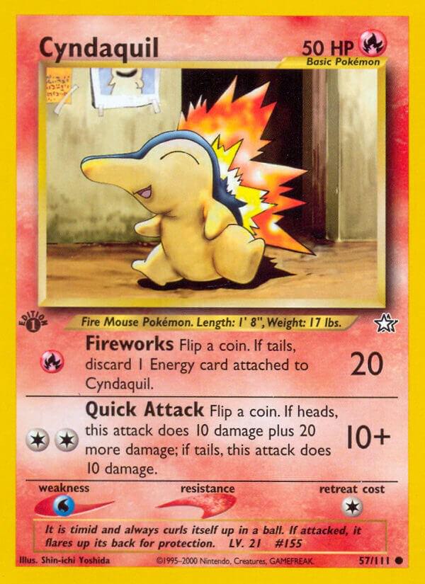 Cyndaquil [1st Edition] #57 Pokemon Neo Genesis